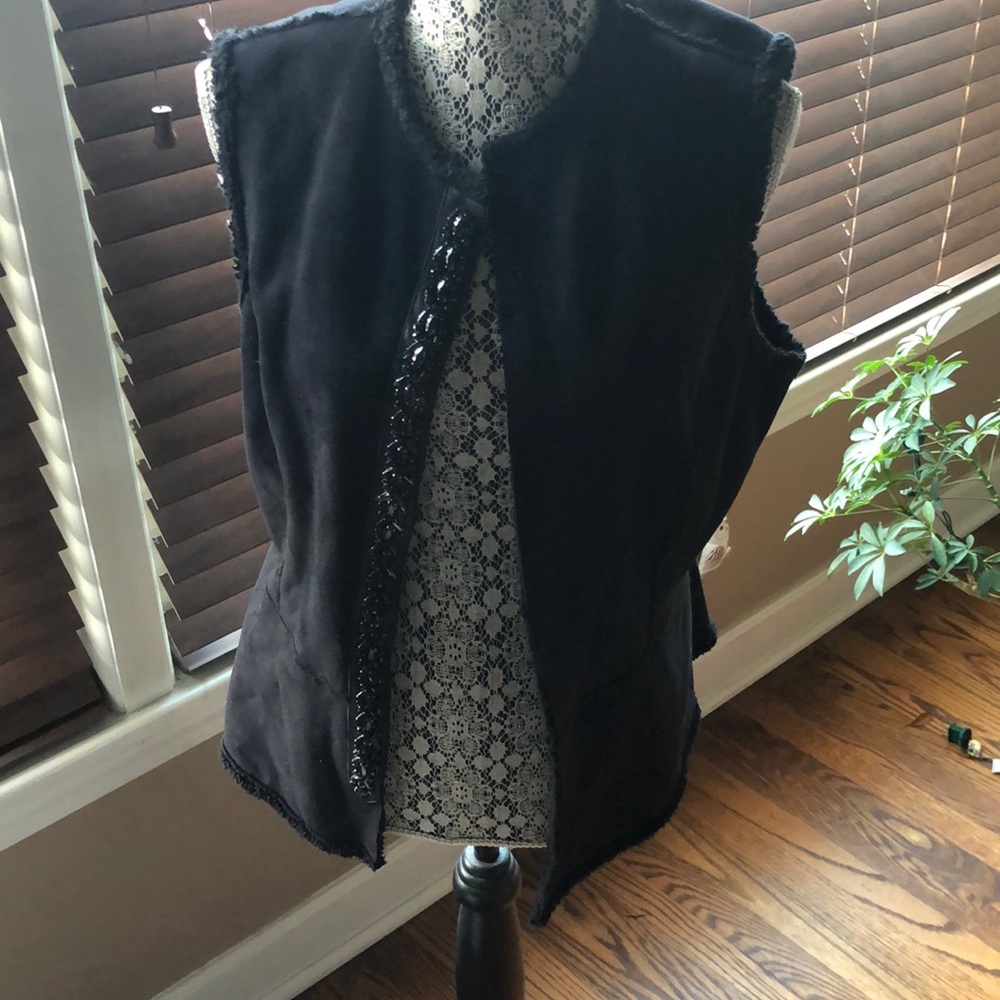 Shearling vest